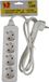 Ben Tools 3x Stekkerdoos 4-voudig wit - 1,5 meter - Met randaarde