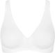 Sloggi Basic + Soft BH - niet voorgevormde Bh zonder beugel - Brede band - 85C - Wit
