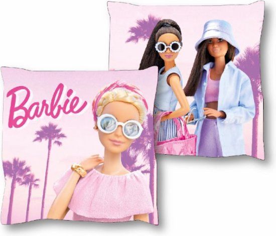 4KidsOnly Barbie kussen Roze 38x38 cm