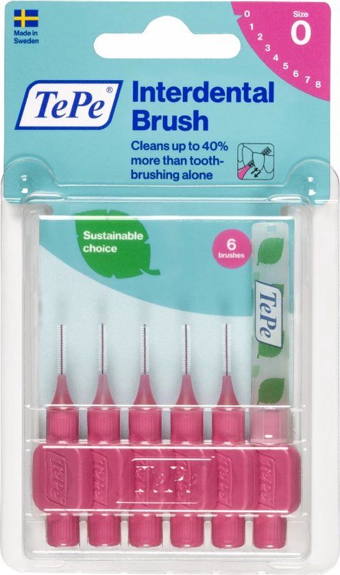 Originele interdentale ragers 0.4mm Roze 6st