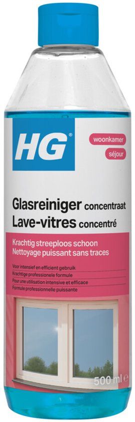 HG Glasreiniger Concentraat - 6 x 500 ml - Voordeelverpakking