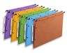 Elba OAZ hangmappen, kast, V-bodem, A4, kraftpapier, verschillende kleuren, 10 stuks