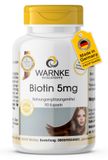 Warnke Vitalstoffe Biotine 5 mg capsules