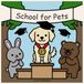 School for Pets School for Pets: Cute Colouring Book for Kids and Adults