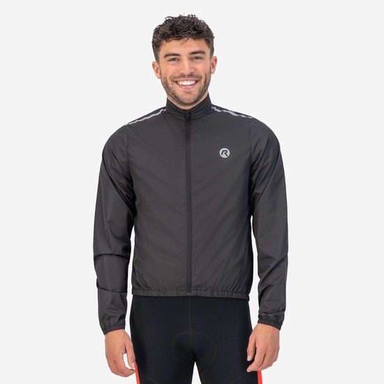 Rogelli Core Winddicht Fietsjack Heren Zwart Maat S