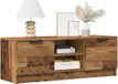 Maison Exclusive - meuble TV, aspect bois vieilli, 102x35x36,5 cm, panneau de particules
