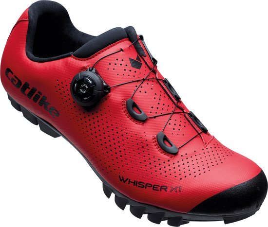 BUZAGLO Catlike schoenen Whisper X1 MTB Nylon 46 rood