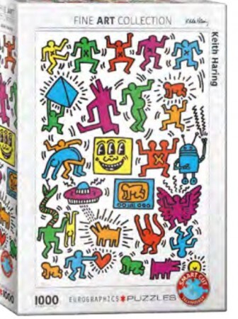 Eurographics Collage - Keith Haring Puzzel (1000 stukjes)