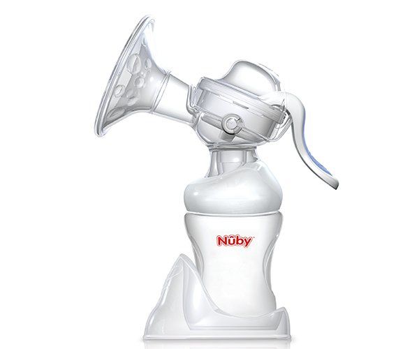 Nuby Manual Breast Pump - 240ml - Transparent