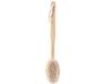 Orion - Brosse de massage en bois - 2-en-1 pour usage sec et humide - 42 cm