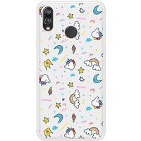 Unicorn Rainbow Beschermende siliconen case compatibel met P20 Lite