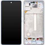 Samsung Galaxy A53 5G A536 Écran tactile Samsung Galaxy A53 5G A536, avec cadre, bleu, Service Pack GH82-28024C