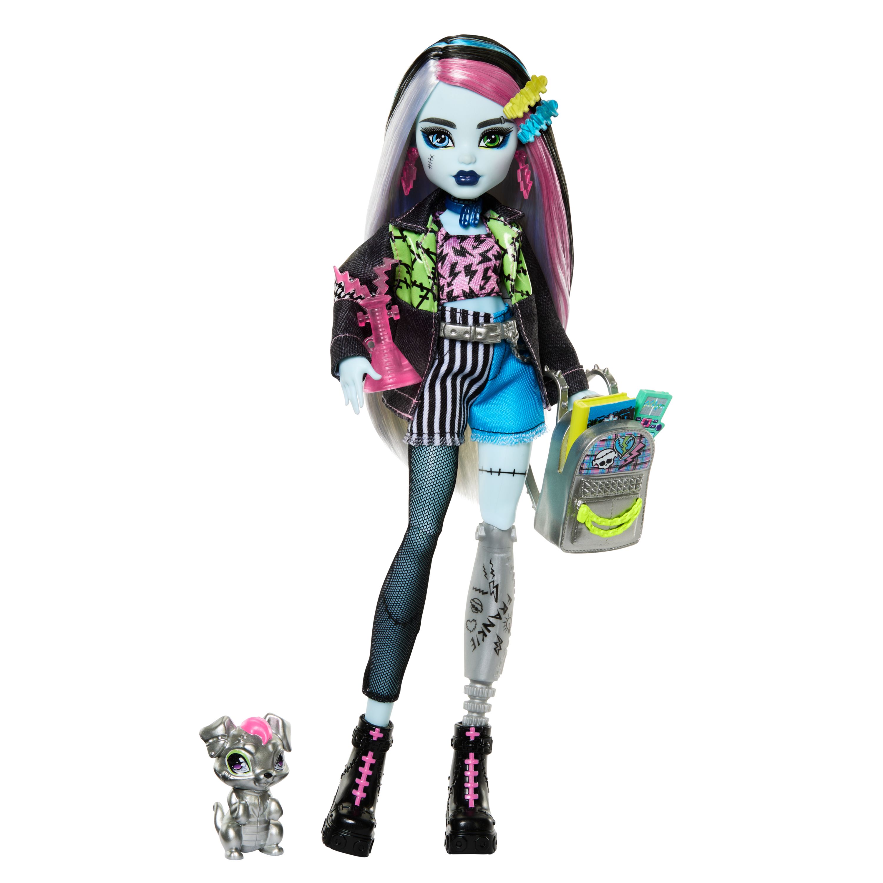 Monster High Frankie Stein Modepop - 4+ jaar - 15 cm - HXH73