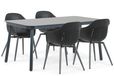 Lifestyle Garden Furniture Lifestyle Lissabon/Tavano 160 cm dining tuinset 5-delig