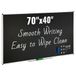 VEVOR Zwart bord, 177,8 x 101,6 cm groot schoolbord met aluminium frame
