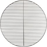 Merkloos Set d'outils pour barbecue - Grille de barbecue ronde en inox, 49x49cm pour cuisine d'extérieur