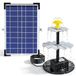 Pompe solaire - Pompe solaire de 8 Watt - Fonctionne à l'énergie solaire - Protection contre la marche à sec - Jet d'eau stable - Convient aux petits bassins et aux bains d'oiseaux - Bleu