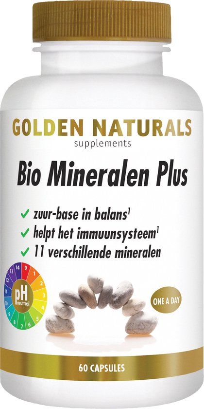 Golden Naturals Bio Mineralen Plus (60 veganistische capsules)