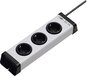 EHMANN Stekkerdoos zonder schakelaar 3-voudig Grijs