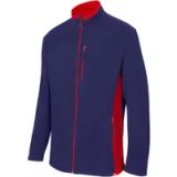 VELILLA 201504; tweekleurige fleecejas; marineblauw en rood; maat L