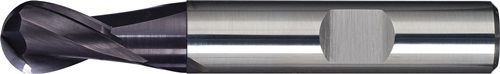 Promat/Tecwerk Volledige radiusfrees | nominale-d. 4 mm inzetlengte 12 mm | VHM TiAlN DIN 6535 HB | snedeaantal 2 kort - 4000866971