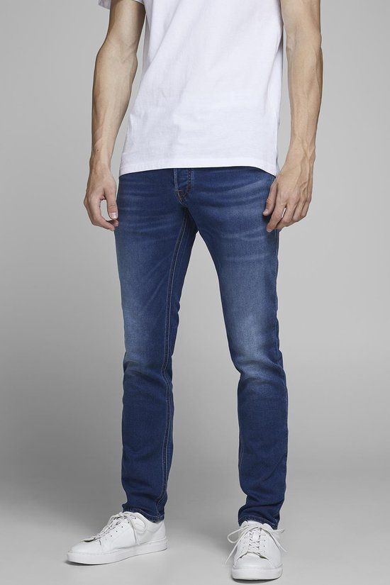 JACK & JONES Glenn Icon loose fit Jeans - Blauw - Maat 28