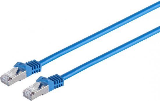 Microconnect 3m Cat7 S/FTP Blauwe netwerkkabel