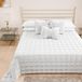 PETTI Artigiani Italiani - Quilt voor Frans bed van zacht en warm fluweel, lentedekbed voor Frans bed, wit, 100% Made in Italy
