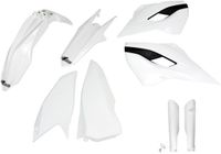UFO Husqvarna Te/tx/fe 2015-2016 Hukit615f-041 Fork Protectors & Plastic Set Wit