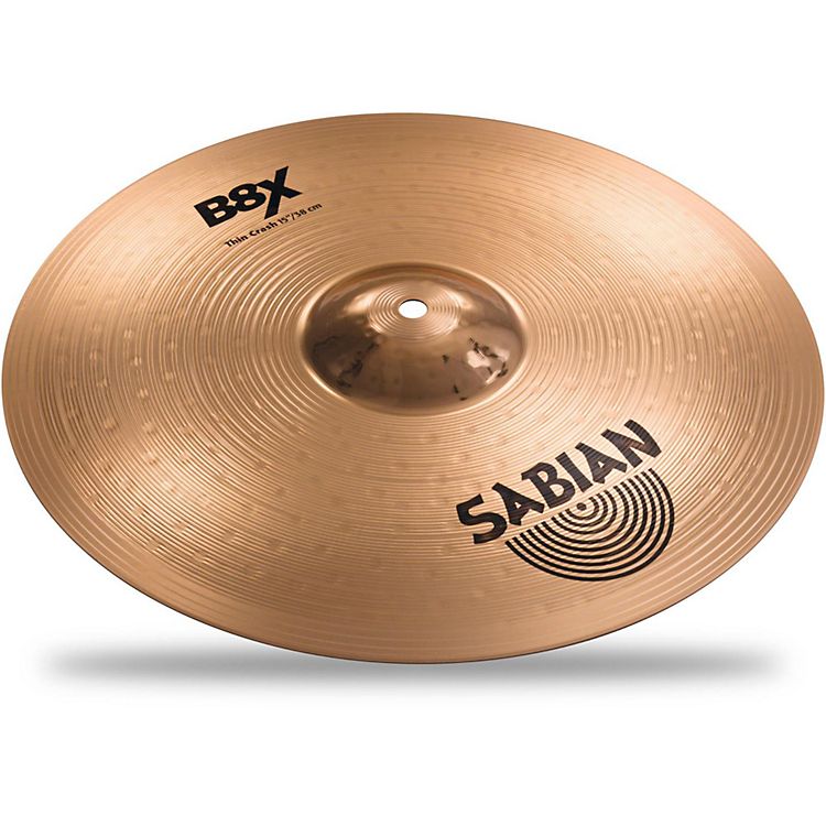 Sabian B8X 15 inch Thin Crash Cymbals