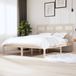 Maison Exclusive - Lit cadre bois massif 160x200 cm