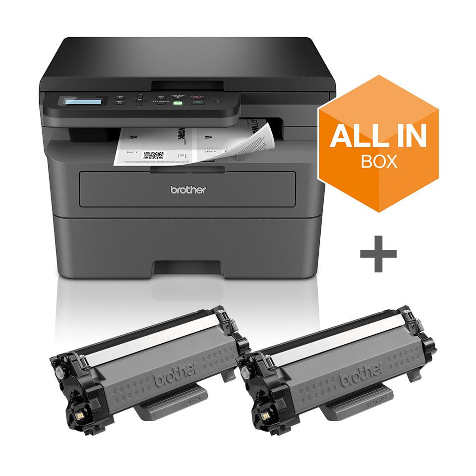Brother DCP-L2627DWXL Multifunction Printer - Laser - A4 - 32 ppm - Wi-Fi