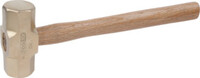KS Tools BRONZEplus loden hamer 2500 g, met hickory steel