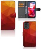 B2Ctelecom Book Case voor Motorola Moto G24 | G04 | G24 Power Polygon Red