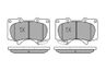 MEYLE Bremsbelagsatz, Scheibenbremse 0252402417/W Vorderachse | Compatibel met: MITSUBISHI PAJERO IV, PAJERO IV Van, TOYOTA HILUX VII Pick-up, HILUX VIII Pick-up, LAND CRUISER PRADO