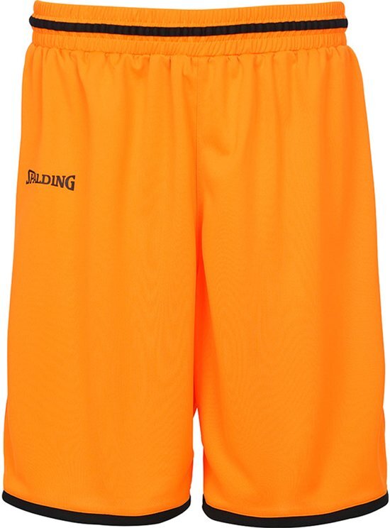 Spalding Move Basketbalshort heren Basketbalbroek - Maat M - Mannen - oranje/zwart