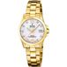Festina F20050/1 Dames Polshorloge Goudkleurig Staal Saffierglas Crème Wijzerplaat 10 ATM