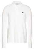 Lacoste Classic Fit polo lange mouw - wit