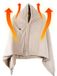 Silvergear Hoodie Deken 25-40°C - Fleece 150x80cm - 3 Standen - Beige