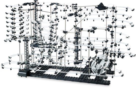 Small foot SpaceRail 70 meter knikkerbaan extreme