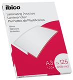 Ibico 5101211 lamineerfolie voor presentaties, A4, licht, standaard, 100 stuks, transparant