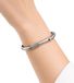Calvin Klein Bracelet moderne pour femme en acier inoxydable avec fermoir mousqueton - Bijou de poignet KJJHMD10010 Argent