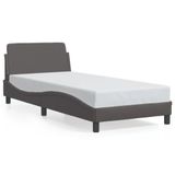 VidaXL Bedframe "Dover" Kunstleer Grijs 180x200 cm