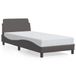 VidaXL Bedframe "Dover" Kunstleer Grijs 180x200 cm