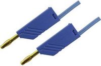 SKS Hirschmann MLN 100/2,5 BL Meetsnoer Banaanstekker 4 mm Banaanstekker 4 mm 1.00 m Blauw 1 stuk(s)