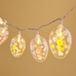 OEM Lichtslinger met paaseieren en lentebloemen, 10 LED's, 150 cm, met timer