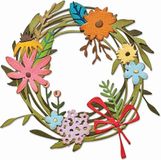 Sizzix Tim Holtz Thinlits Die Set Vault Funky Floral Wreath