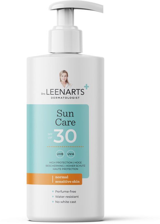 Drs Leenarts Zonnebrand SPF30 voor Gezicht & Lichaam - Parfumvrij - Crème - 1000ml