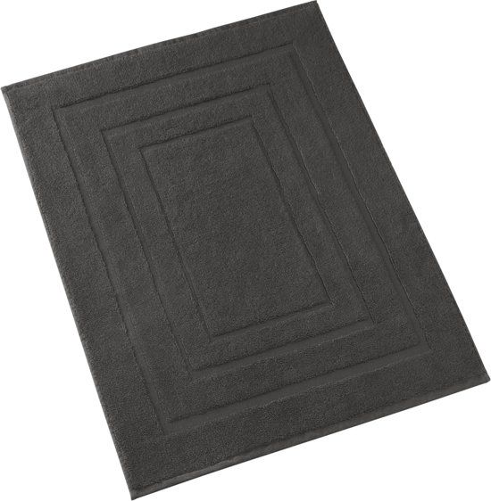 De Witte Lietaer Pacifique Badmat Ebony 50x75cm - Grijs