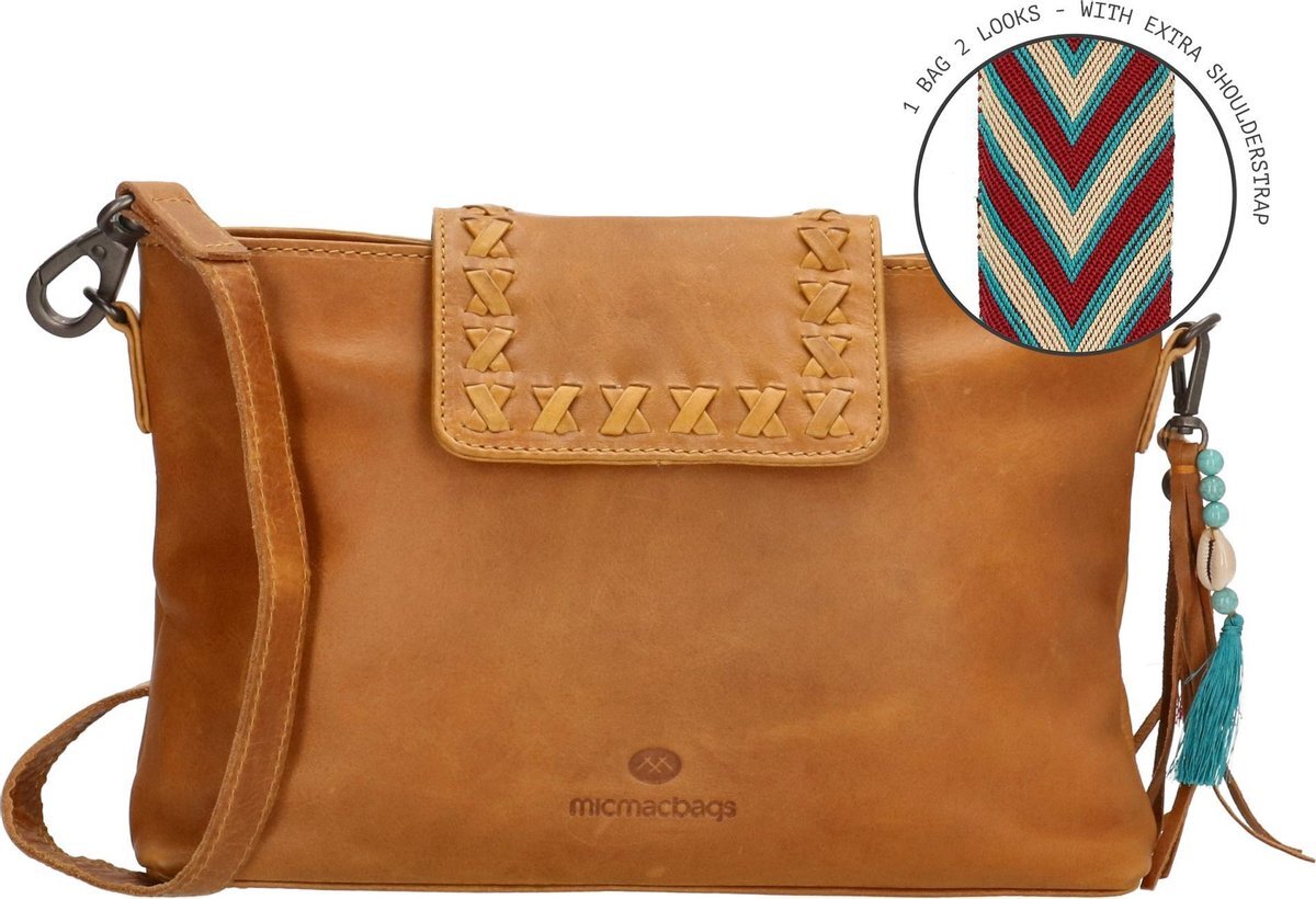 MicMacbags Friendship - Schoudertas - Camel